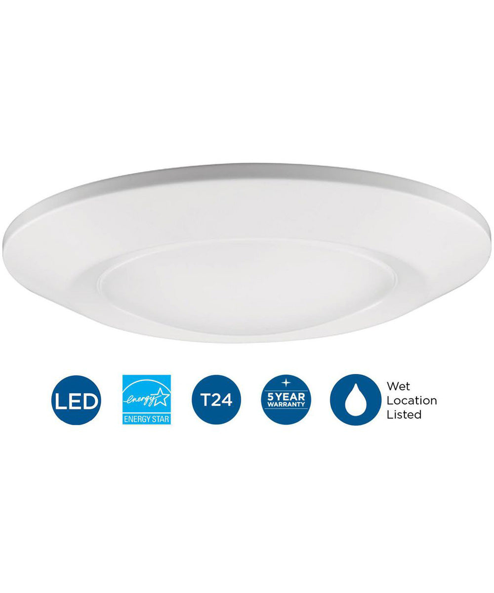 Intrinsic 7-1/2in 5-CCT Surface Mount Light Satin White