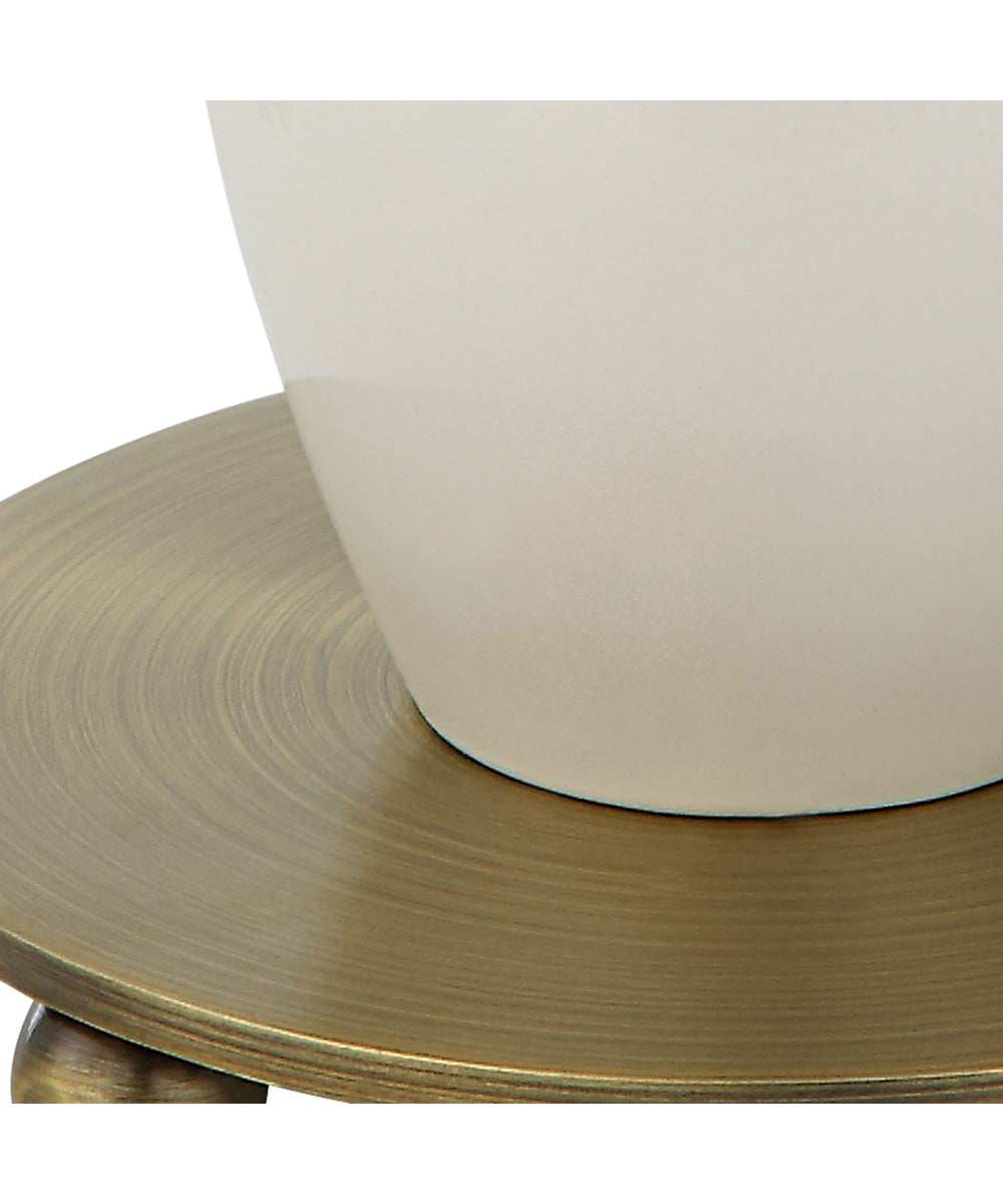 Annora Glossy White Table Lamp