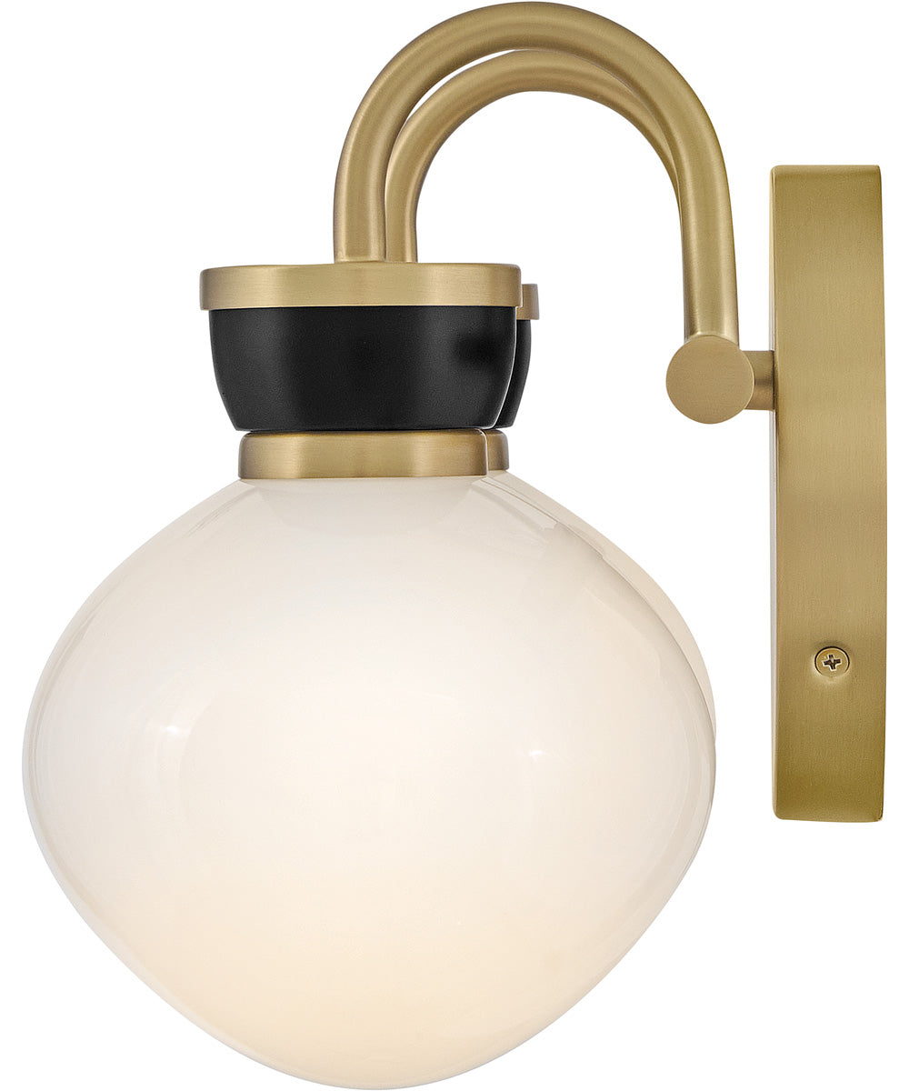 Lucy 2-Light Small Two Light Vanity in Lacquered Brass