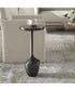 Accent Table in Raw Dark Brown