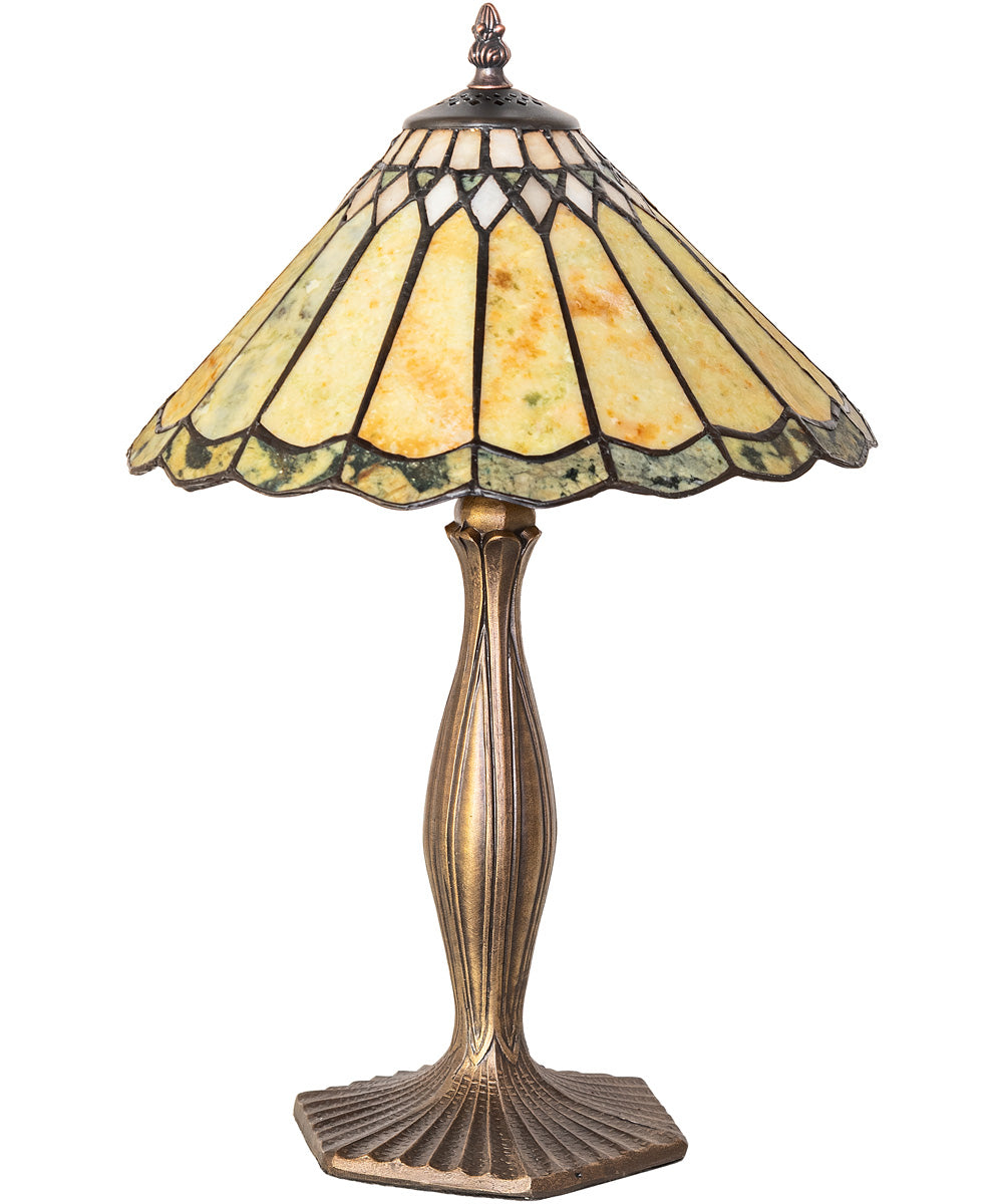 18" High Carousel Jadestone Accent Lamp