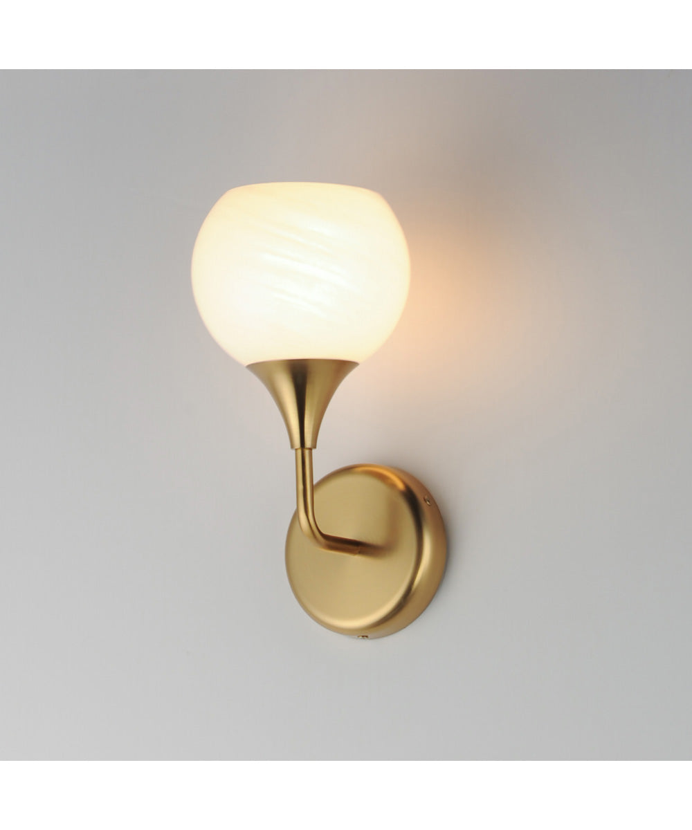 Neve 1-Light Wall Scone Natural Aged Brass