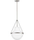 Collins 1-Light Medium Pendant in Polished Nickel