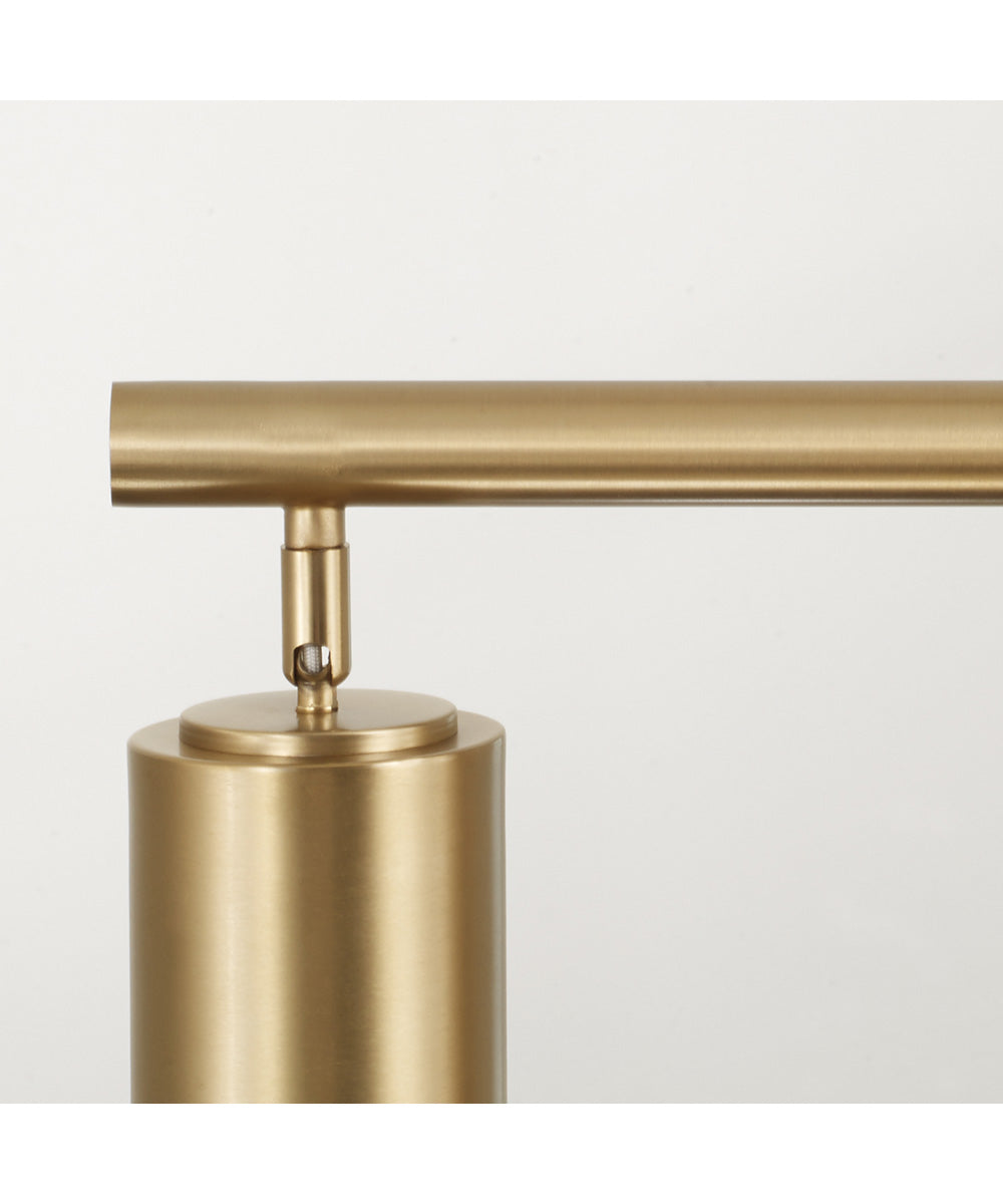 Robbie 5 -Light-Linear Chandelier Aged Brass