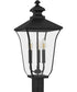 Farley 3-light Outdoor Post Light Matte Black