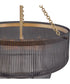 Adella 5-Light Large Pendant in Lacquered Brass