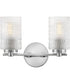 Mabel 2-Light Small Two Light Vanity in Chrome