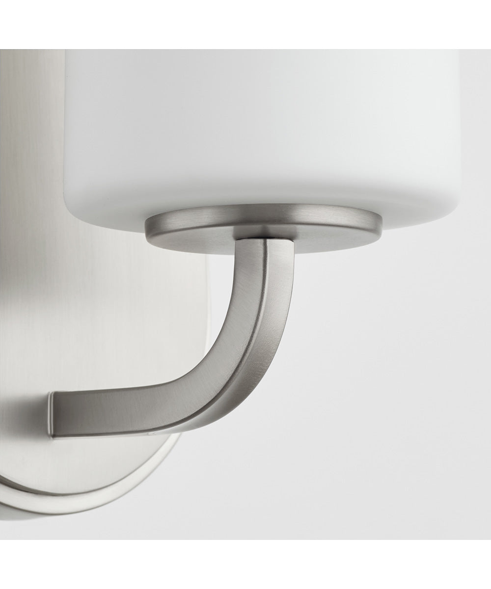 Rutherford 1-light Wall Mount Light Fixture Satin Nickel