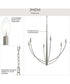 Jheni 6-Light Large Chandelier Brushed Nickel