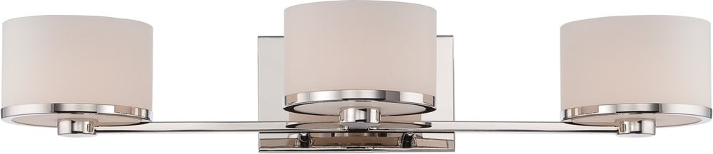 26"W Celine 3-Light Vanity & Wall Polished Nickel