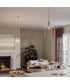 Ilia 1-Light Pendant with Clear Glass Shade Brushed Nickel