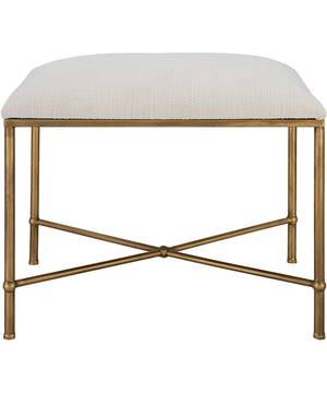 Avenham Small Gold Framed Bench