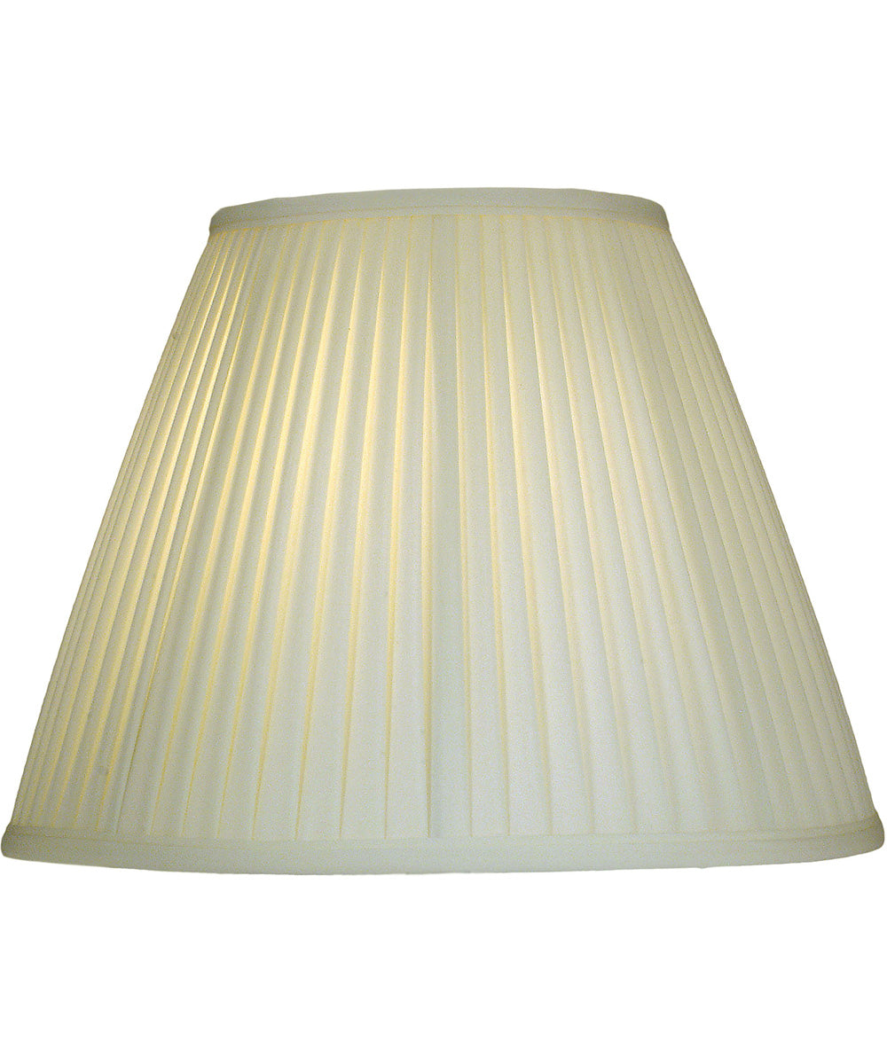 8x16x12 Ivory Shadow Side Pleat Empire Softback Lampshade