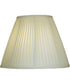 8x16x12 Ivory Shadow Side Pleat Empire Softback Lampshade