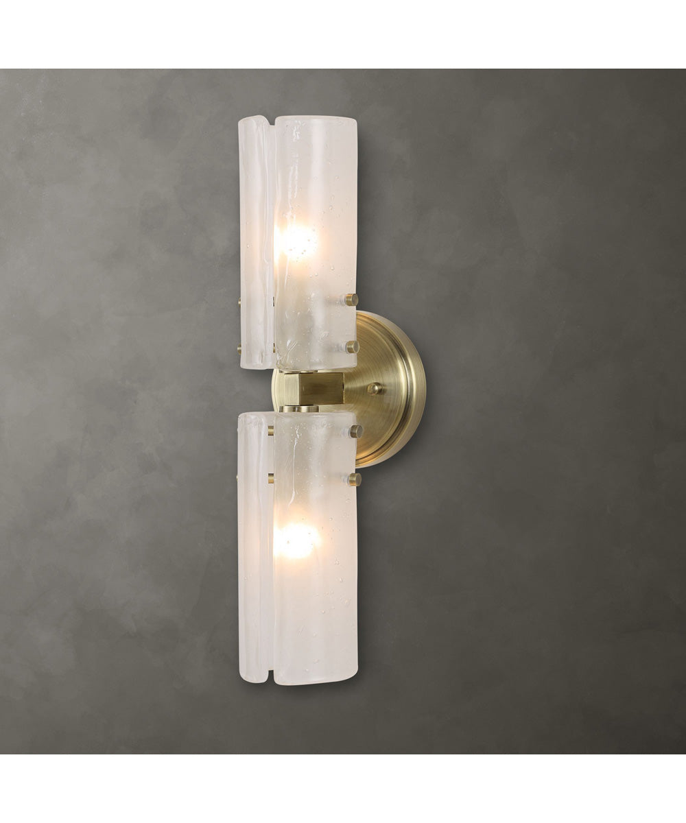 Mistie 2 Light Glass Sconce