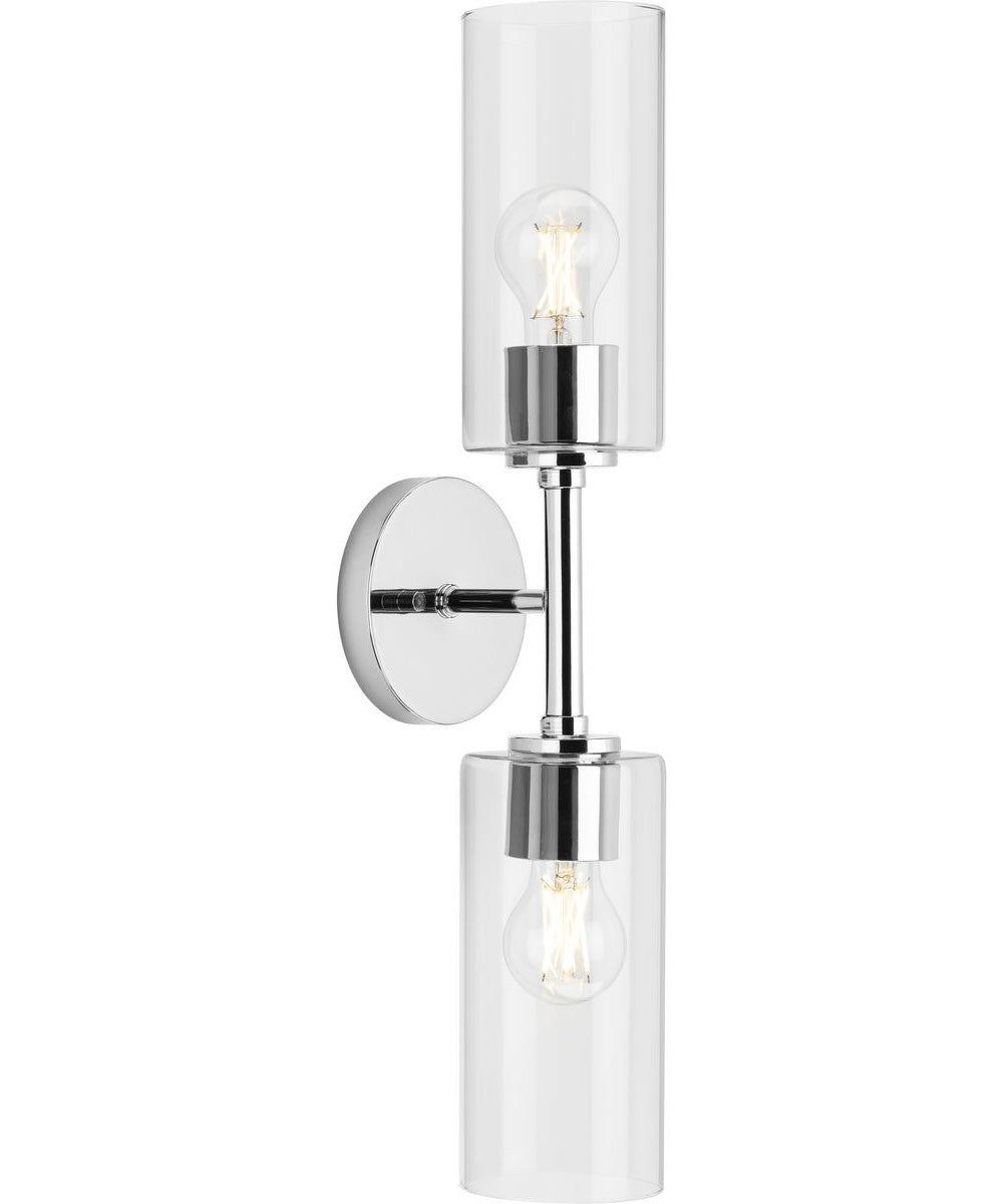 Cofield 2-Light Wall Bracket Polished Chrome