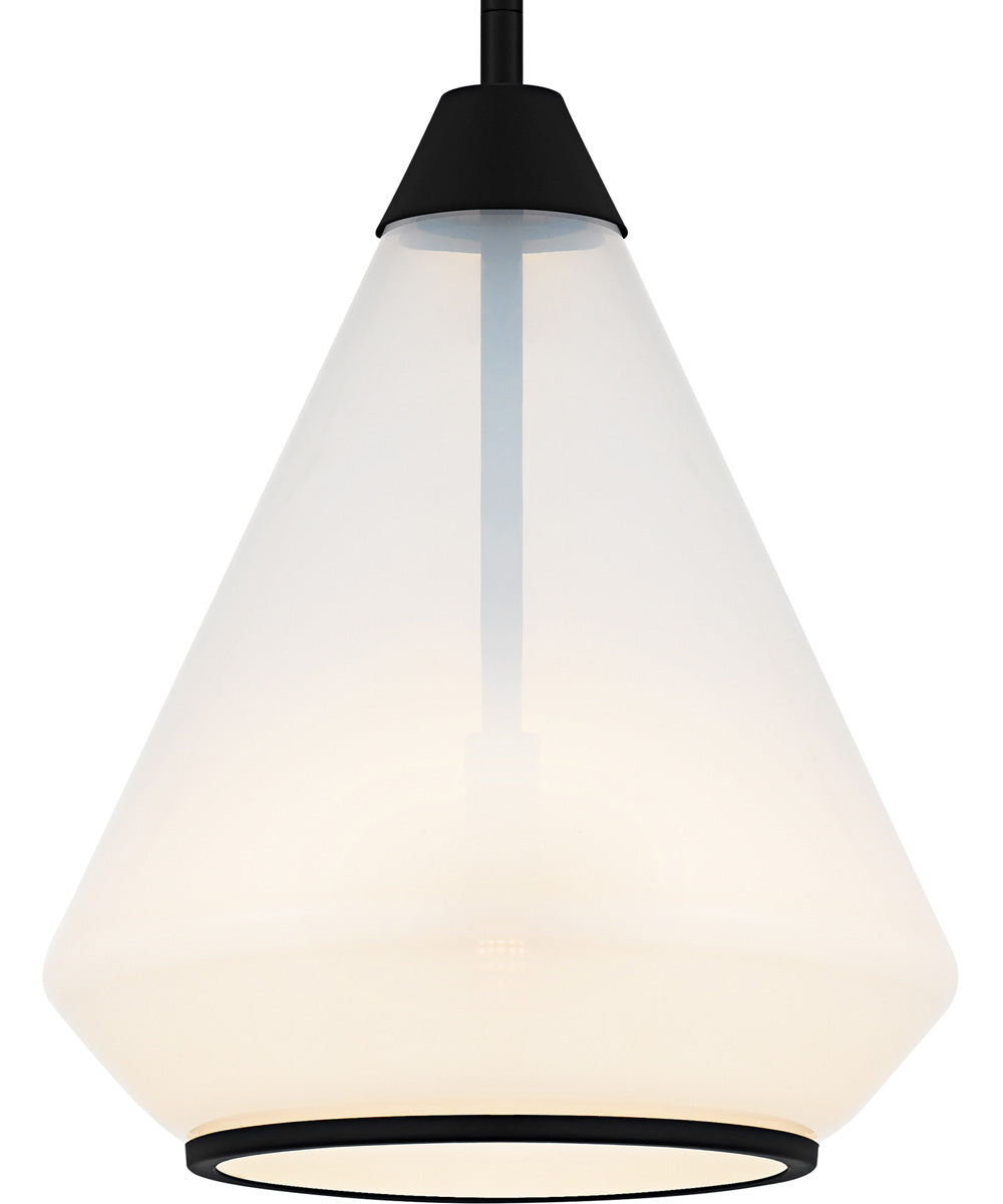 Quoizel Pendant Small 1-light Mini Pendant Matte Black