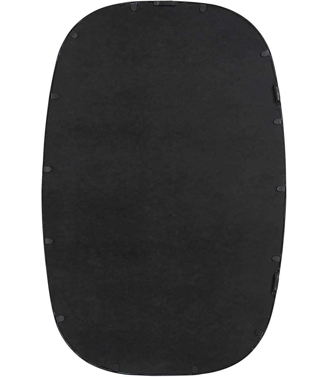 22x37" Wall Mirror Satin Black