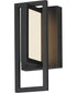 Formation VX 10 inch Outdoor LED Wall Sconce Black