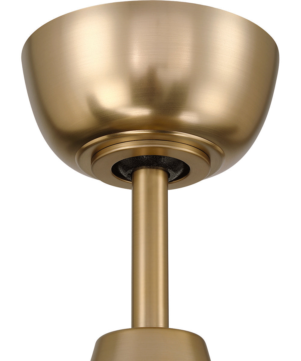 Kelsey 52" 4-blade Indoor Ceiling Fan 1-Light Fan Satin Brass