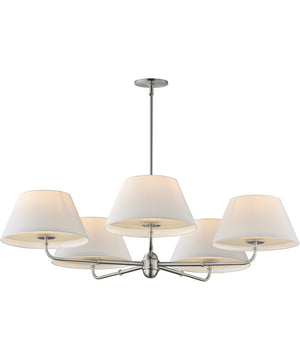 Dunbridge 5-Light Chandelier Polished Nickel