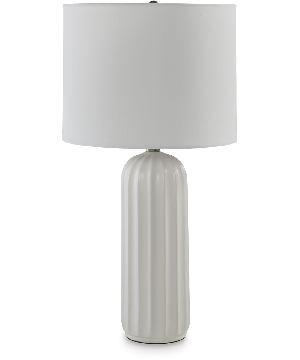 Clarkland Ceramic Table Lamp Set of 2 White
