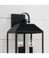 Nelson 3-Light Outdoor Wall-Lantern Black