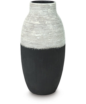 Girtha Vase Antique White/Black