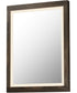 Sawyer 24 inchx32 inch Walnut Framed LED Mirror Walnut