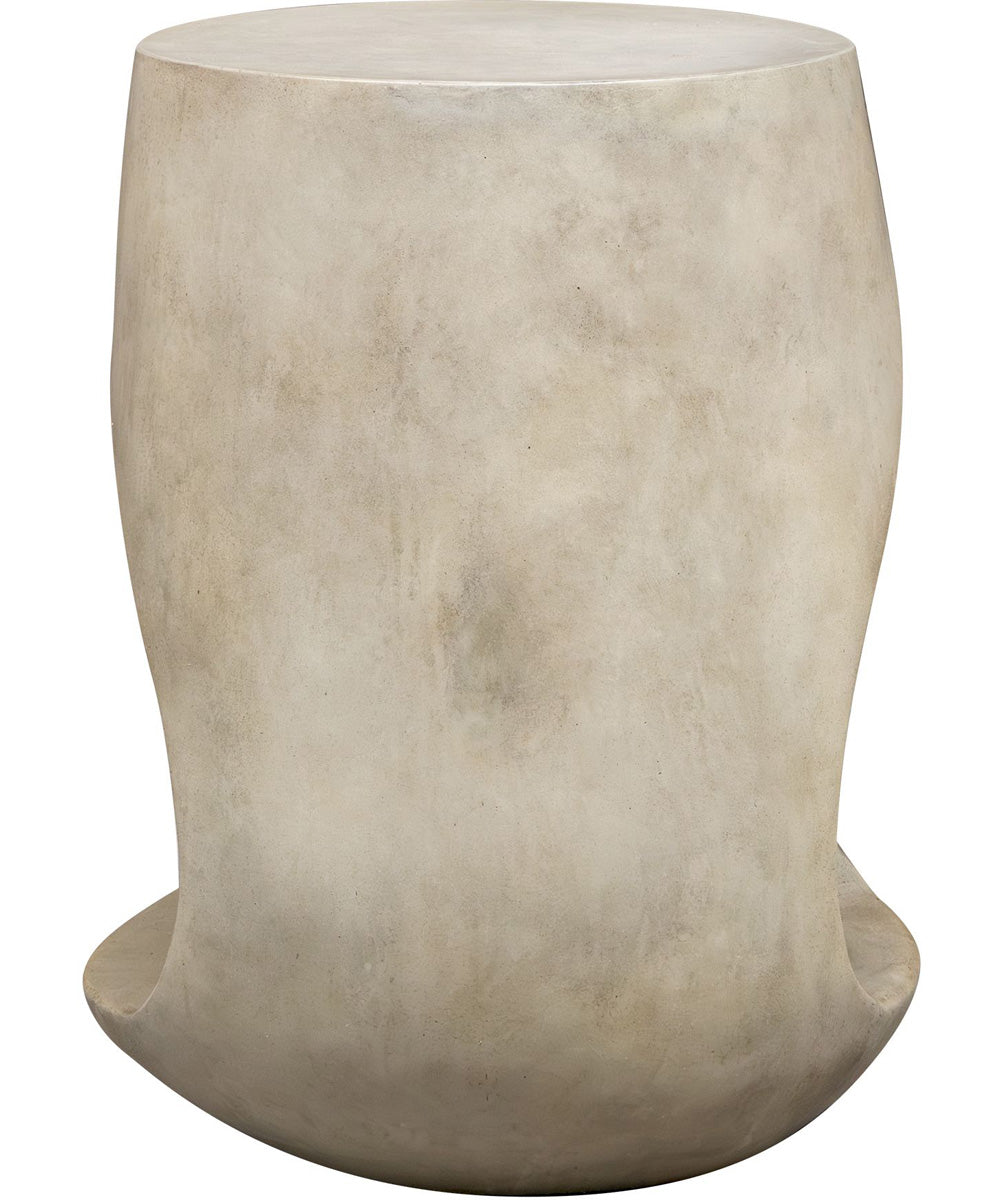 Lithos Gray Outdoor Accent Table