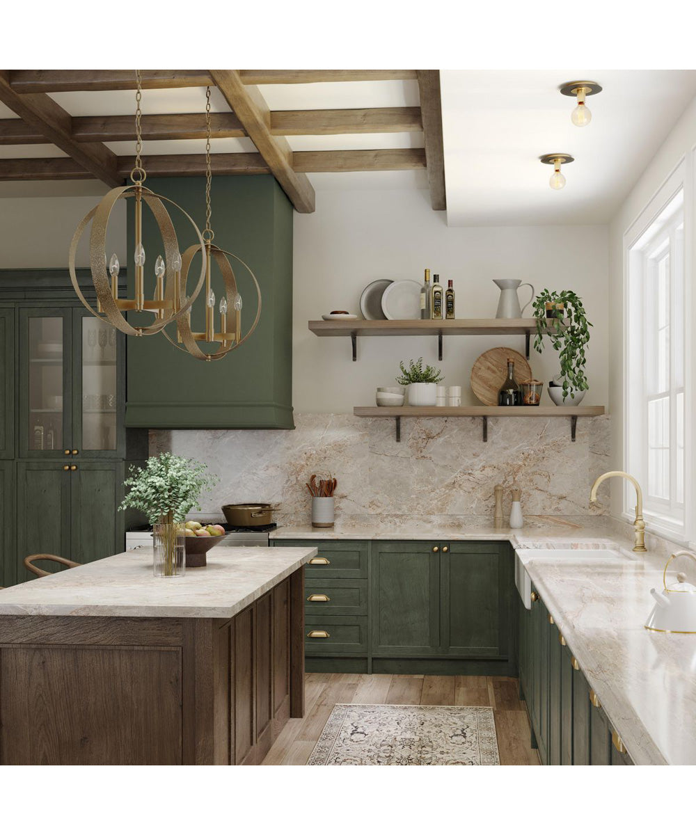Allegheny 5-Light Pendant Soft Gold