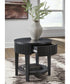 Marstream Round End Table Black
