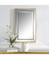 20x32" Wall Mirror Beveled with Gold Beading