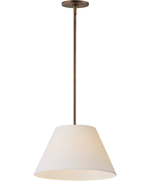 Dunbridge 14 inch Pendant Weathered Brass