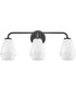 Gio 3-Light Medium Three Light Vanity in Black