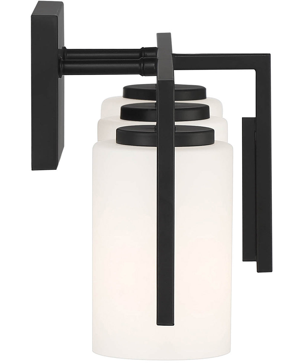 Cambria 3 Light Vanity Matte Black