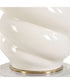 Anneli White Swirl Table Lamp