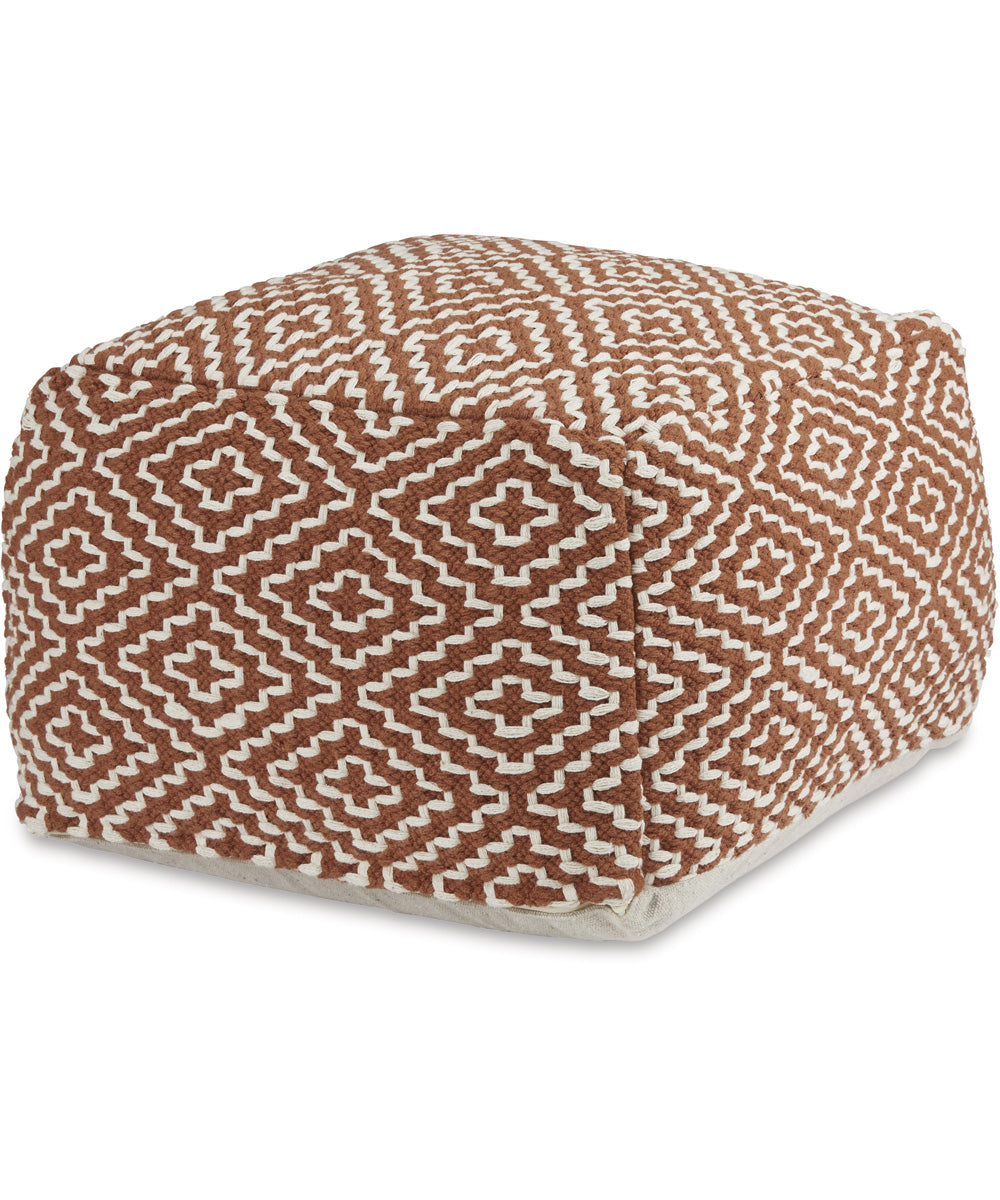 Brynnsen Pouf Rust/Ivory