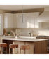 Jheni 4-Light Chandelier with Clear Glass Shades Brushed Nickel