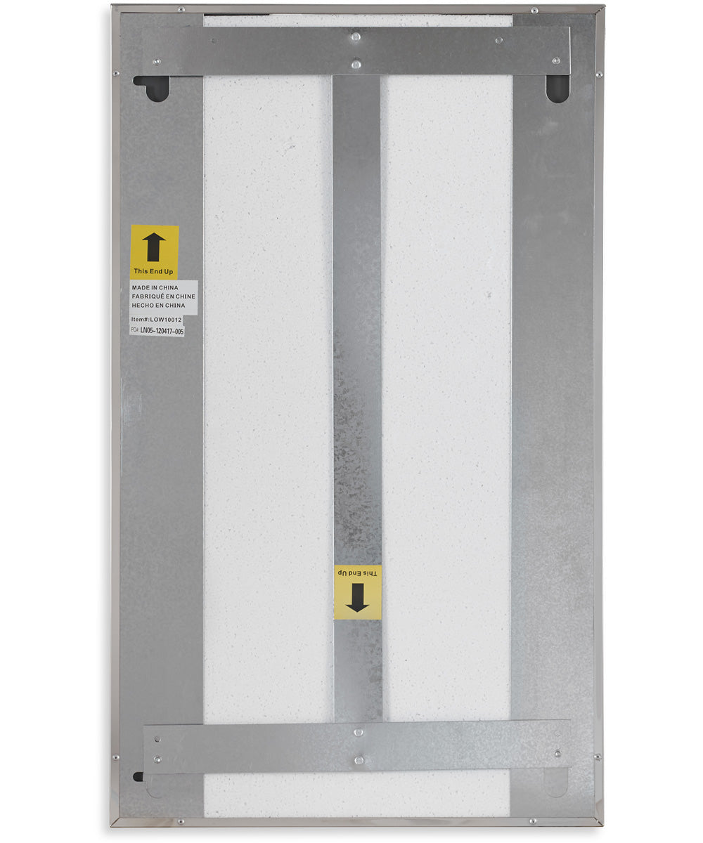 18x30" Wall Mirror in Stainless Steel