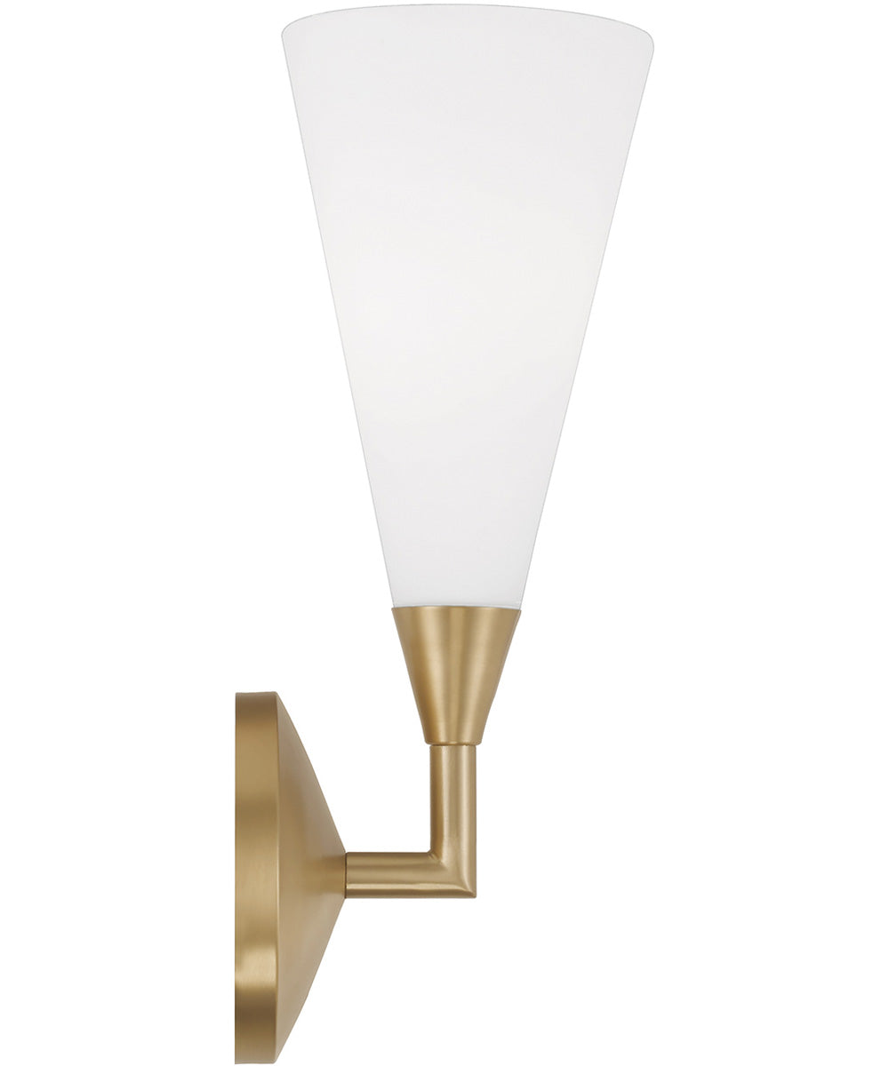 Gatsby 1-Light Sconce Matte Brass