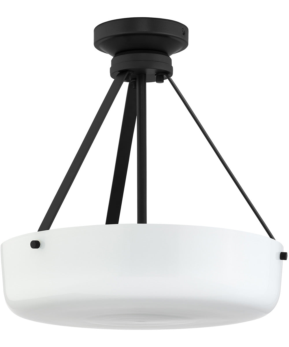 Lieon 2-Light Convertible Pendant Black