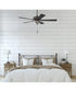 EOS 2 Light Clear Bowl 52" Ceiling Fan 2-Light Fan Classic Bronze