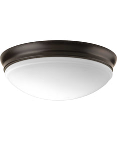 1-Light 13-1/2" LED Flush Mount Antique Bronze
