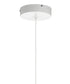 Kordan 8"W 1-Light LED Matte White  Metal Hourglass Mini Pendant Light Fixture by Kichler