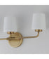 Durham 3-Light Bath Vanity Natural Aged Brass