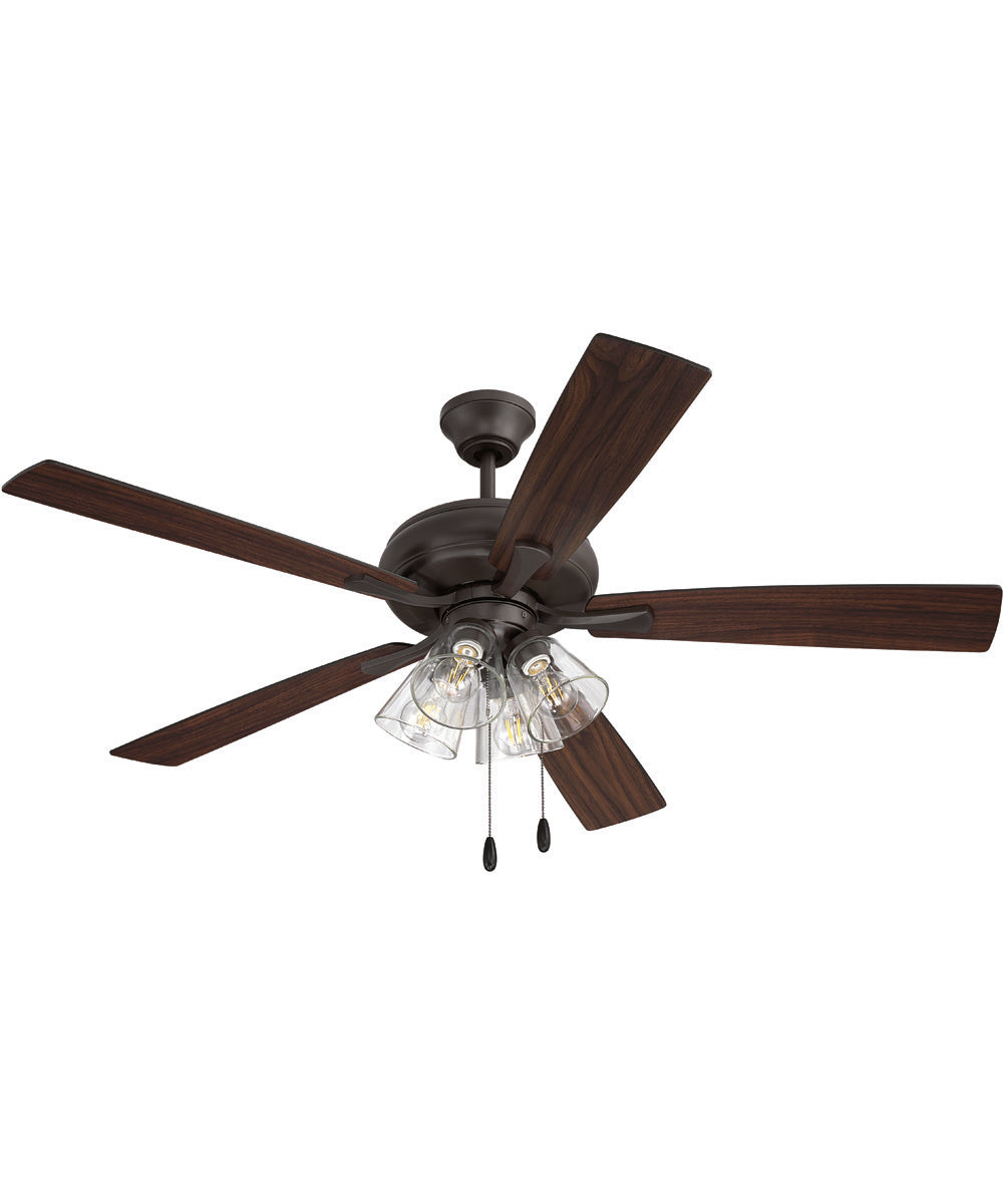 Eos Clear 4 Light 4-Light Fan Classic Bronze