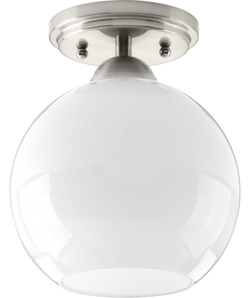 Carisa 7-3/8" Flush Mount Brushed Nickel