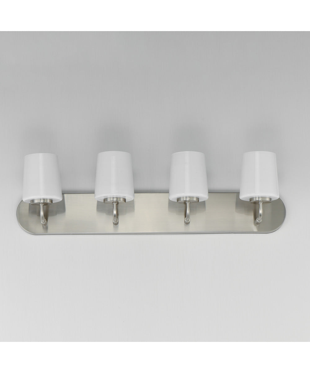 Durham 4-Light Strip Bath Vanity Satin Nickel