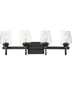 Goblet 4-Light Wall Sconce Black